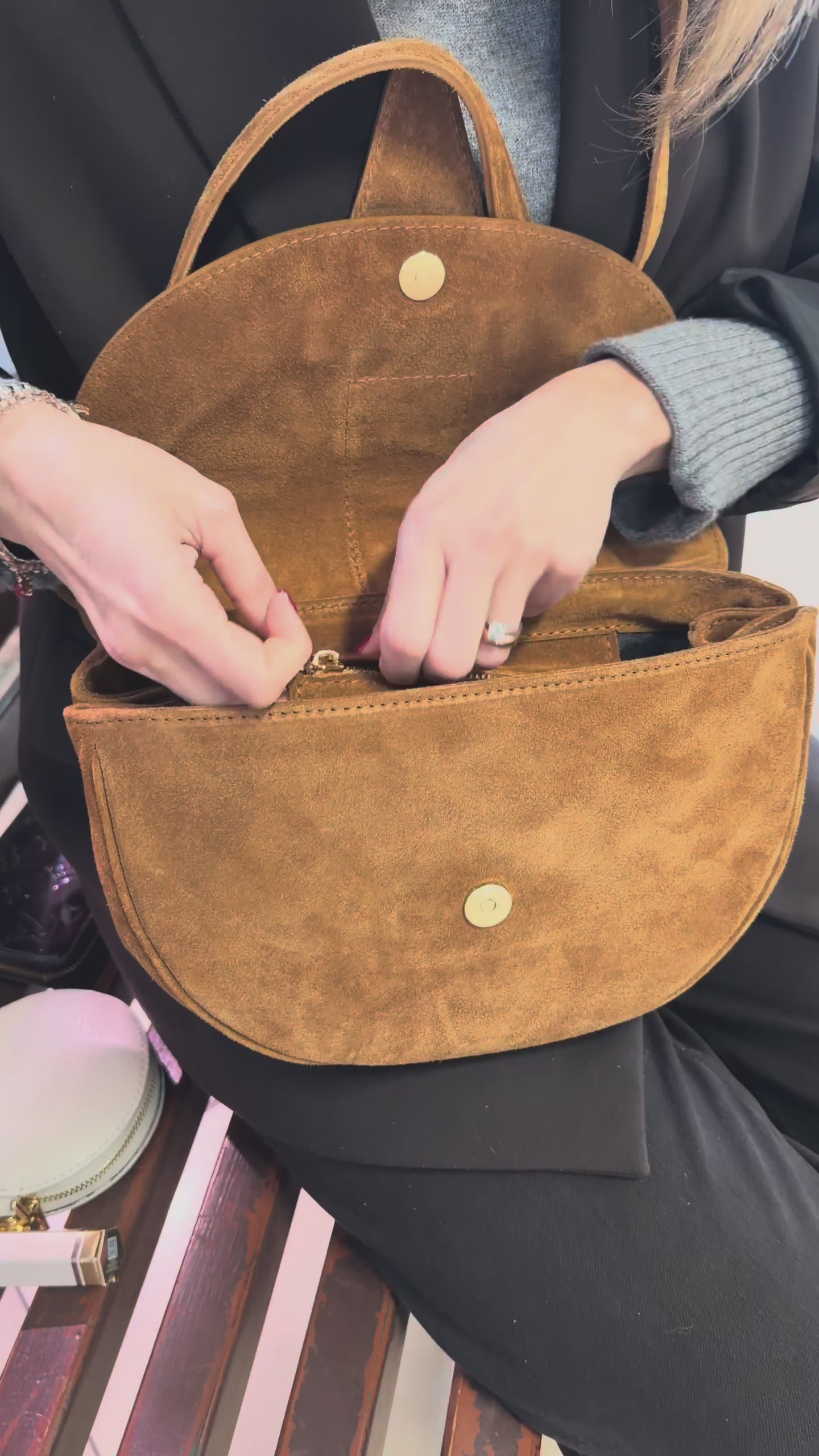 Saddle Suede