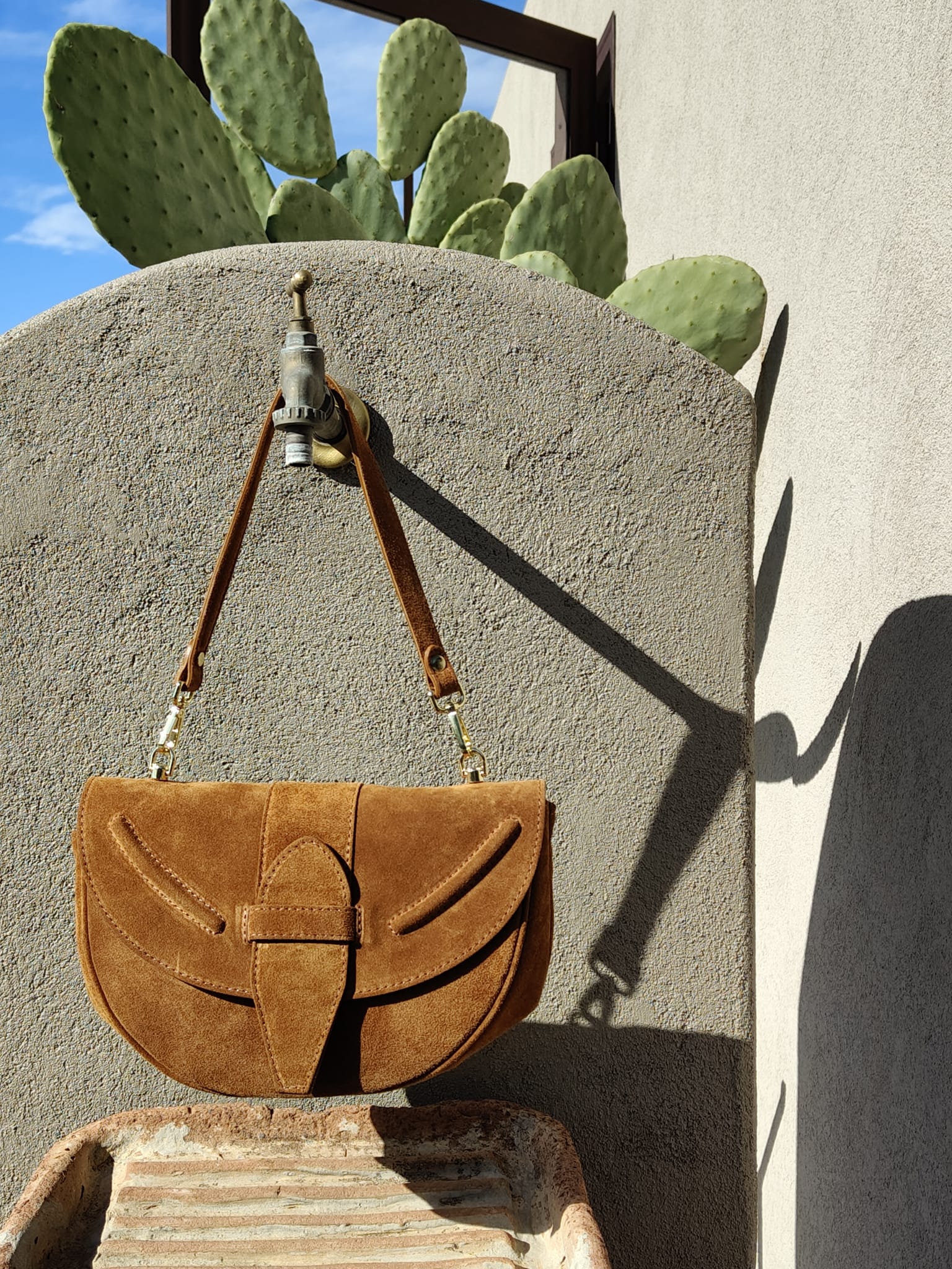 Saddle Suede