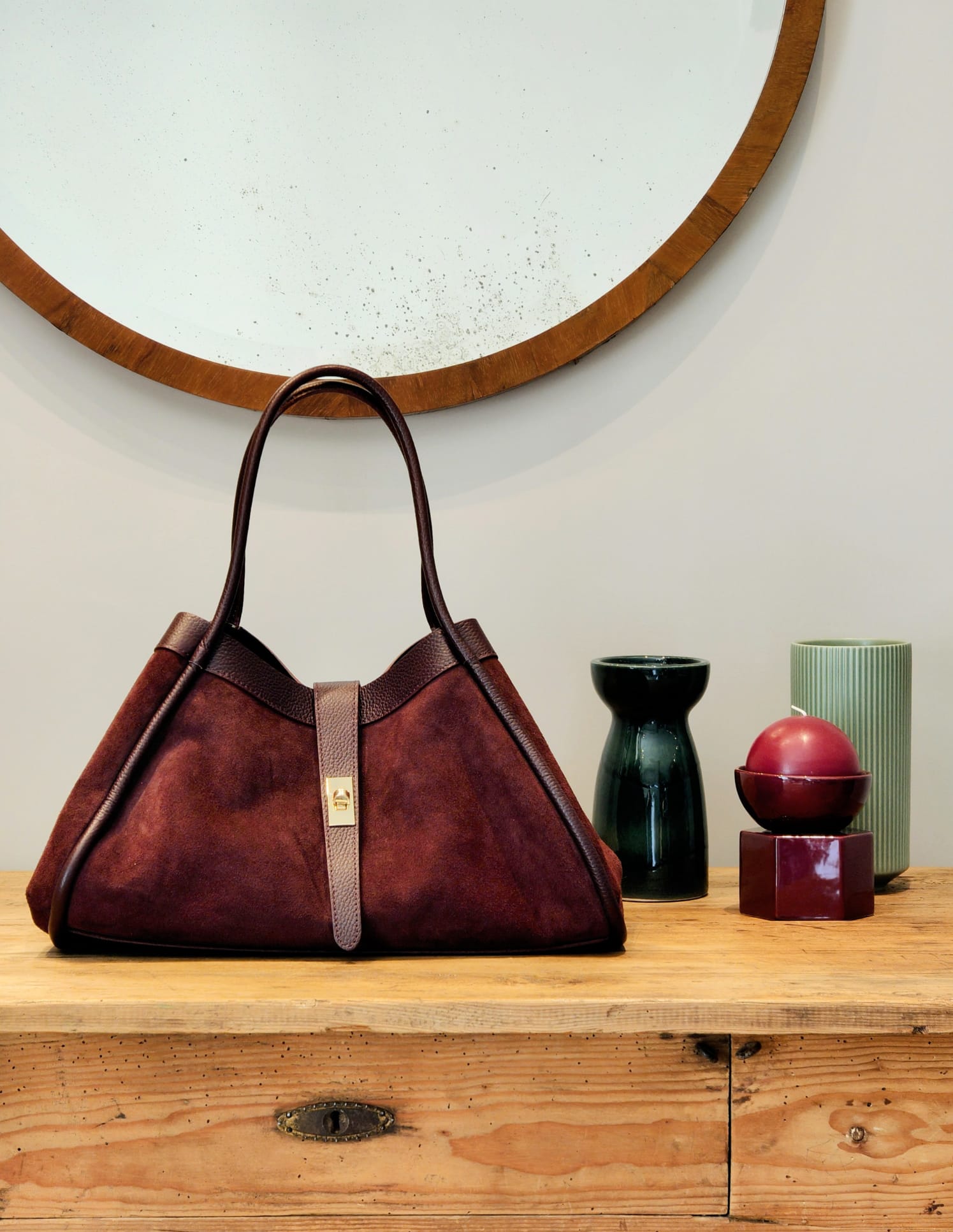 Suitcase Suede